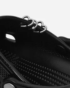 Crocs Sandals And Slides^Women's Classic Studded Clogs Black