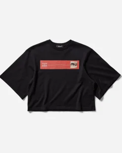 Undercover T-Shirts^Women's Cotton Short Wide T-Shirt Black