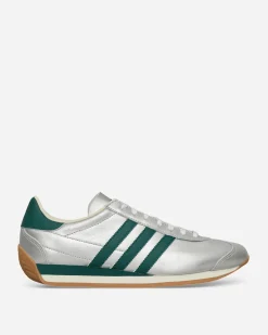 adidas Sneakers·Low|Sneakers^Women's Country OG Sneakers Silver Metallic / Collegiate Green