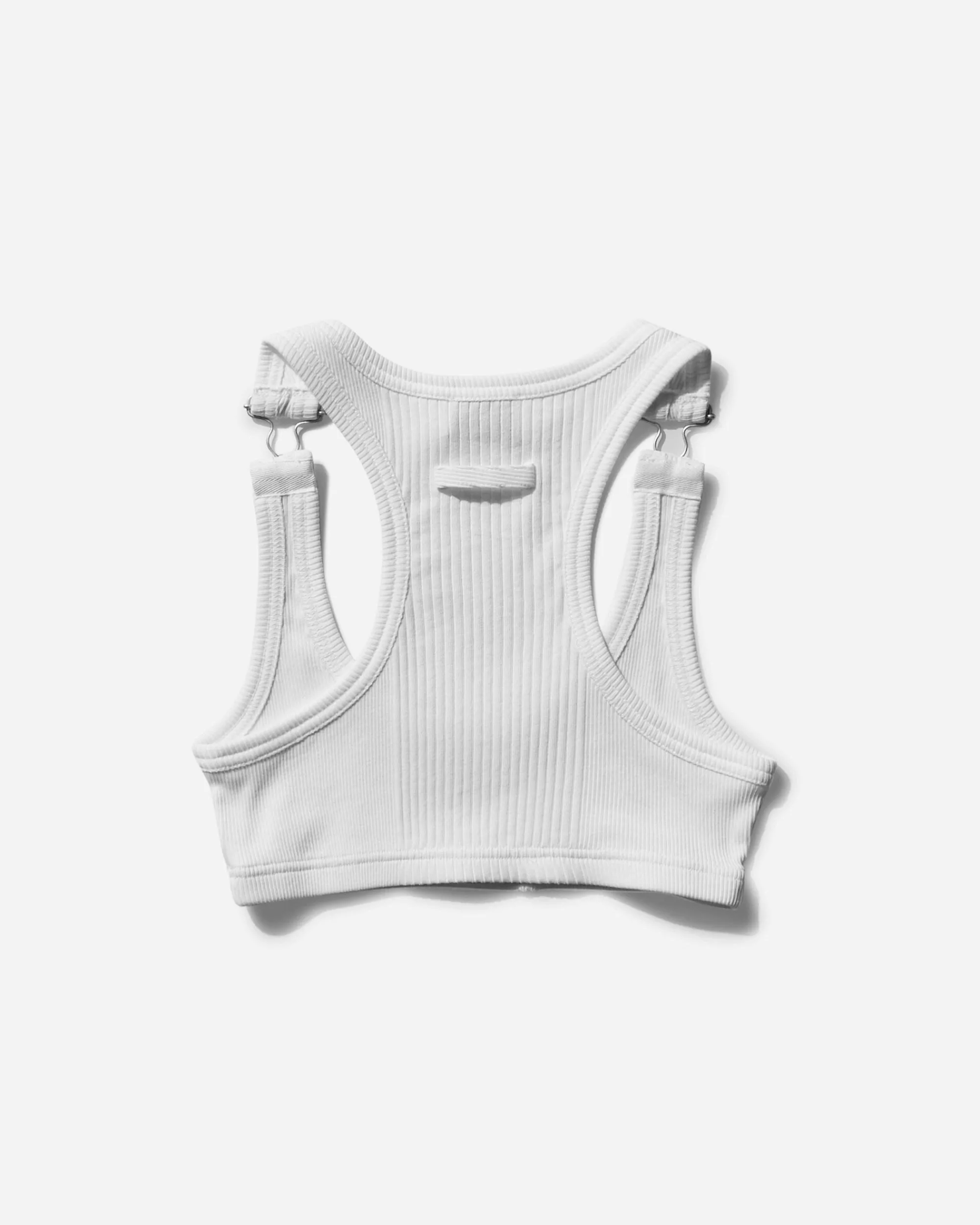 Jean Paul Gaultier T-Shirts^Women's Cropped Patch Tank Top White