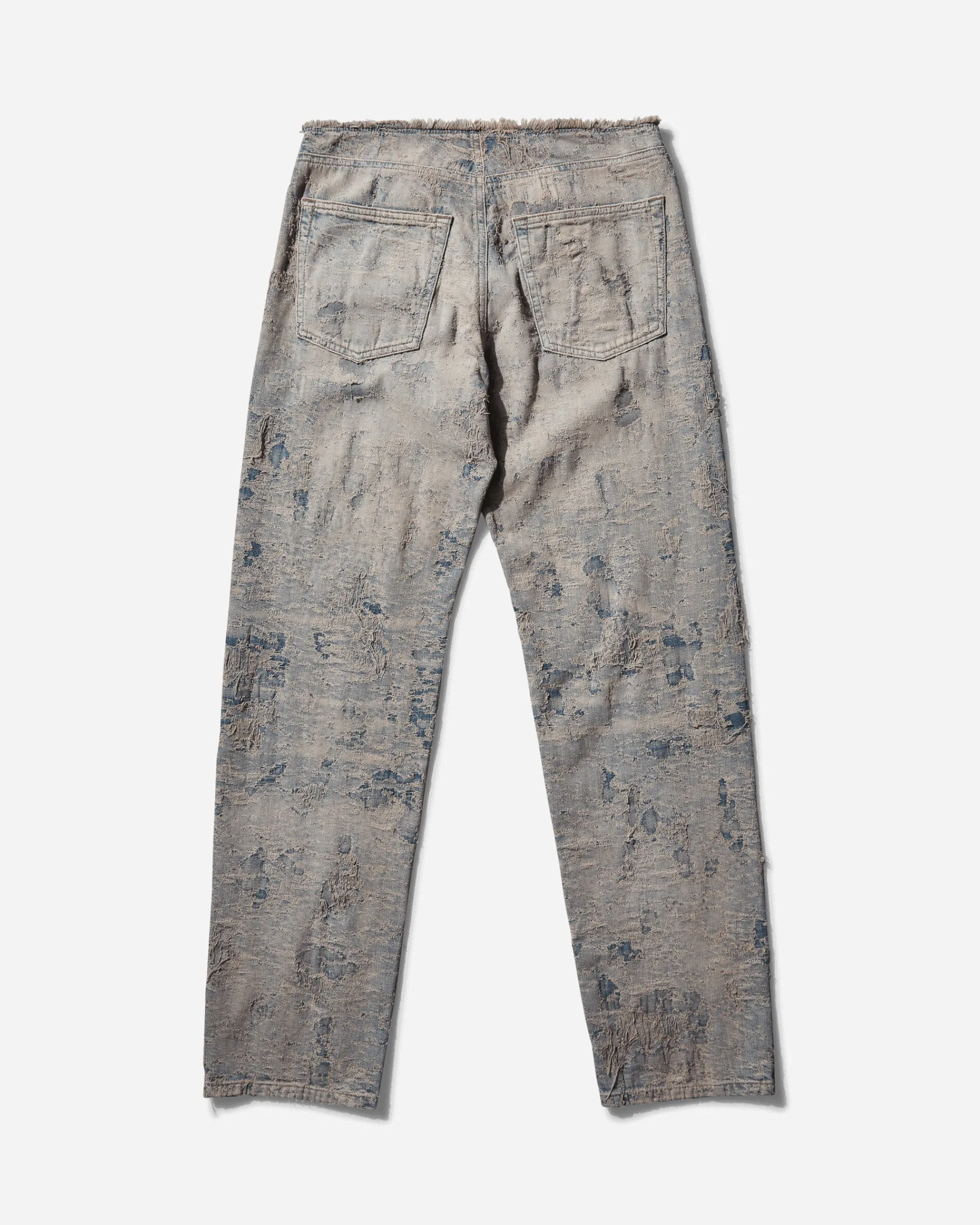 Diesel Pants^Women's D-Arker Distressed Straight Denim Pants Blue