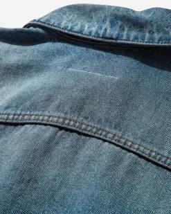 MM6 Maison Margiela Coats And Jackets^Women's Deconstructed Denim Jacket Medium Blue