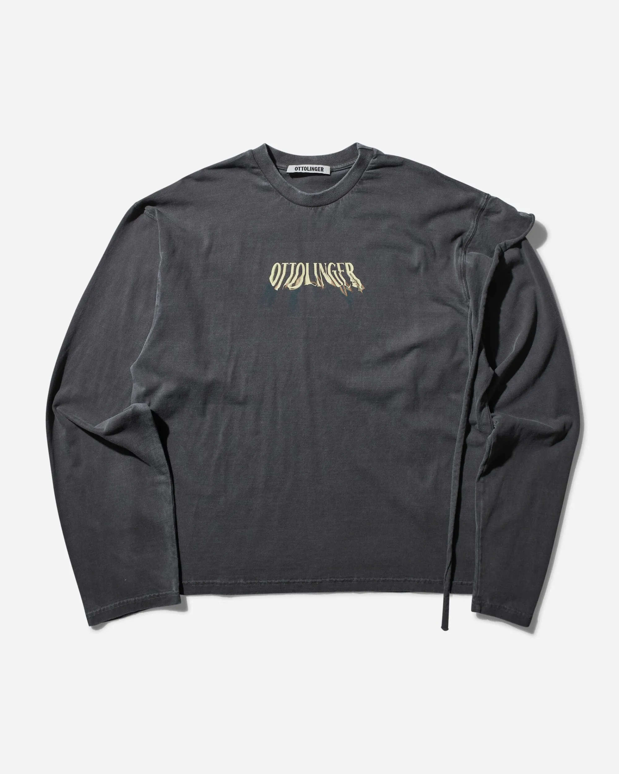 Ottolinger T-Shirts^Women's Deconstructed Oversized Longsleeve T-Shirt Grey