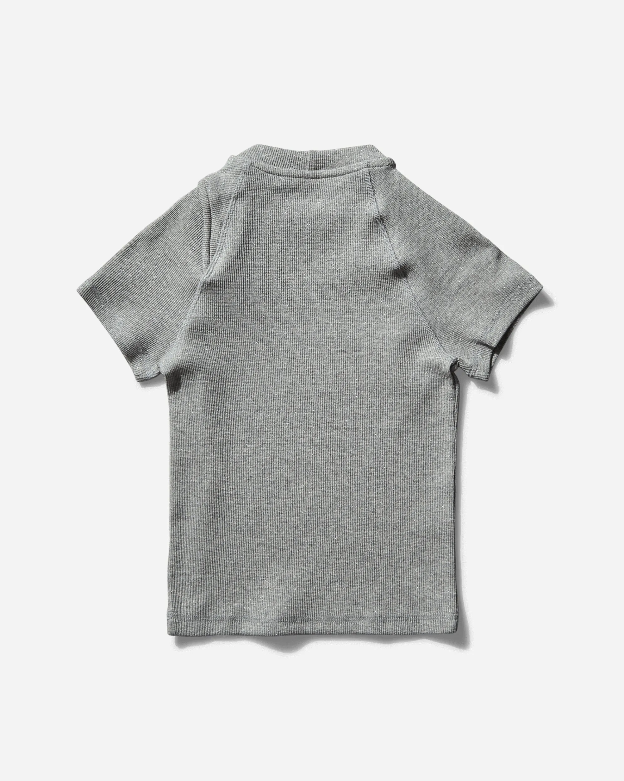Ottolinger T-Shirts^Women's Decontructed Rib T-Shirt Silver Melange