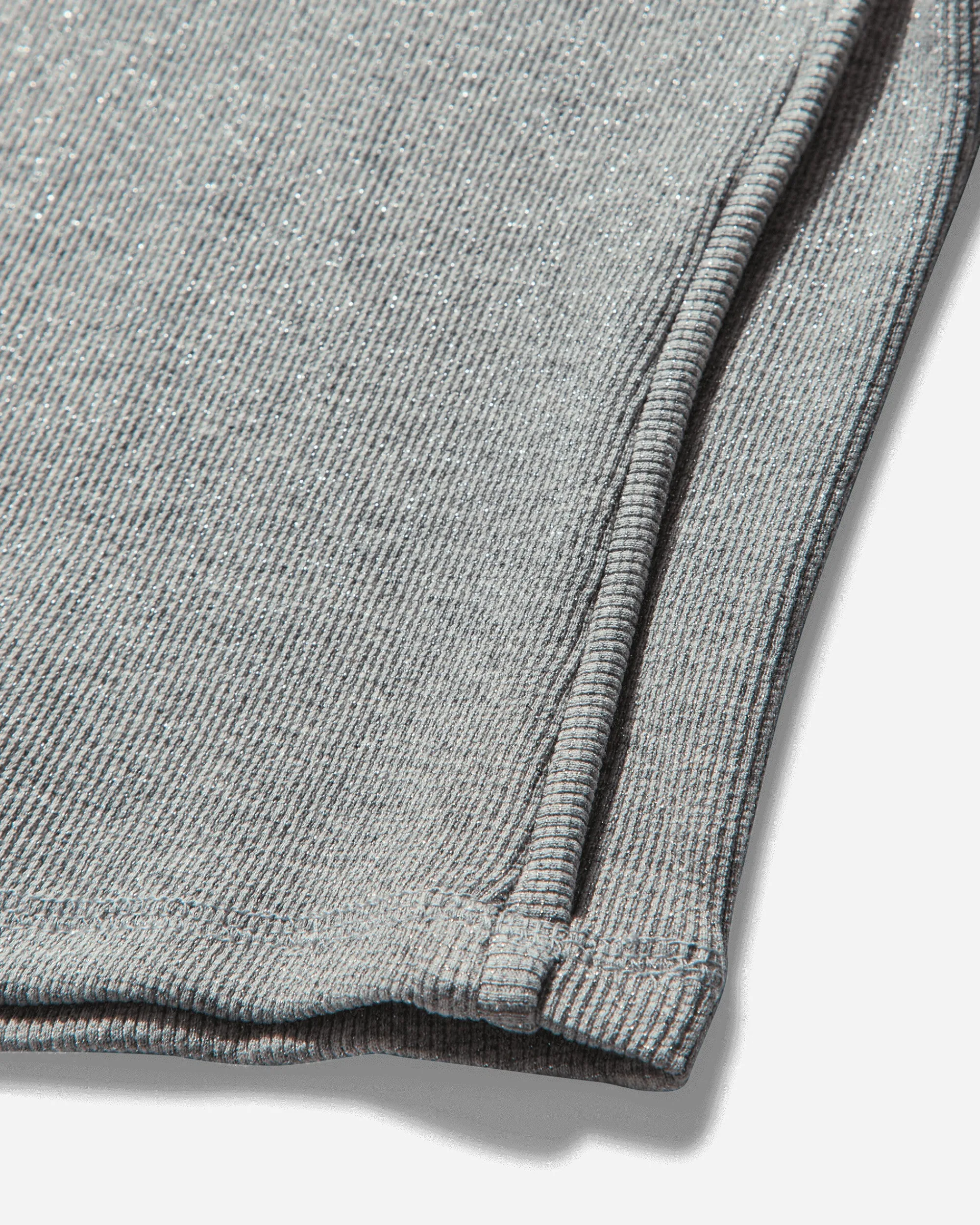Ottolinger T-Shirts^Women's Decontructed Rib T-Shirt Silver Melange