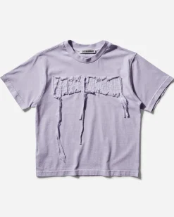 Ottolinger T-Shirts^Women's Distressed Logo Fitted T-Shirt Purple