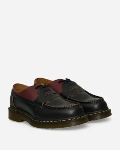 MM6 Maison Margiela Classic Shoes^Women's Dr. Martens 1461 / Penton Mash Up Loafers Black / Oxblood