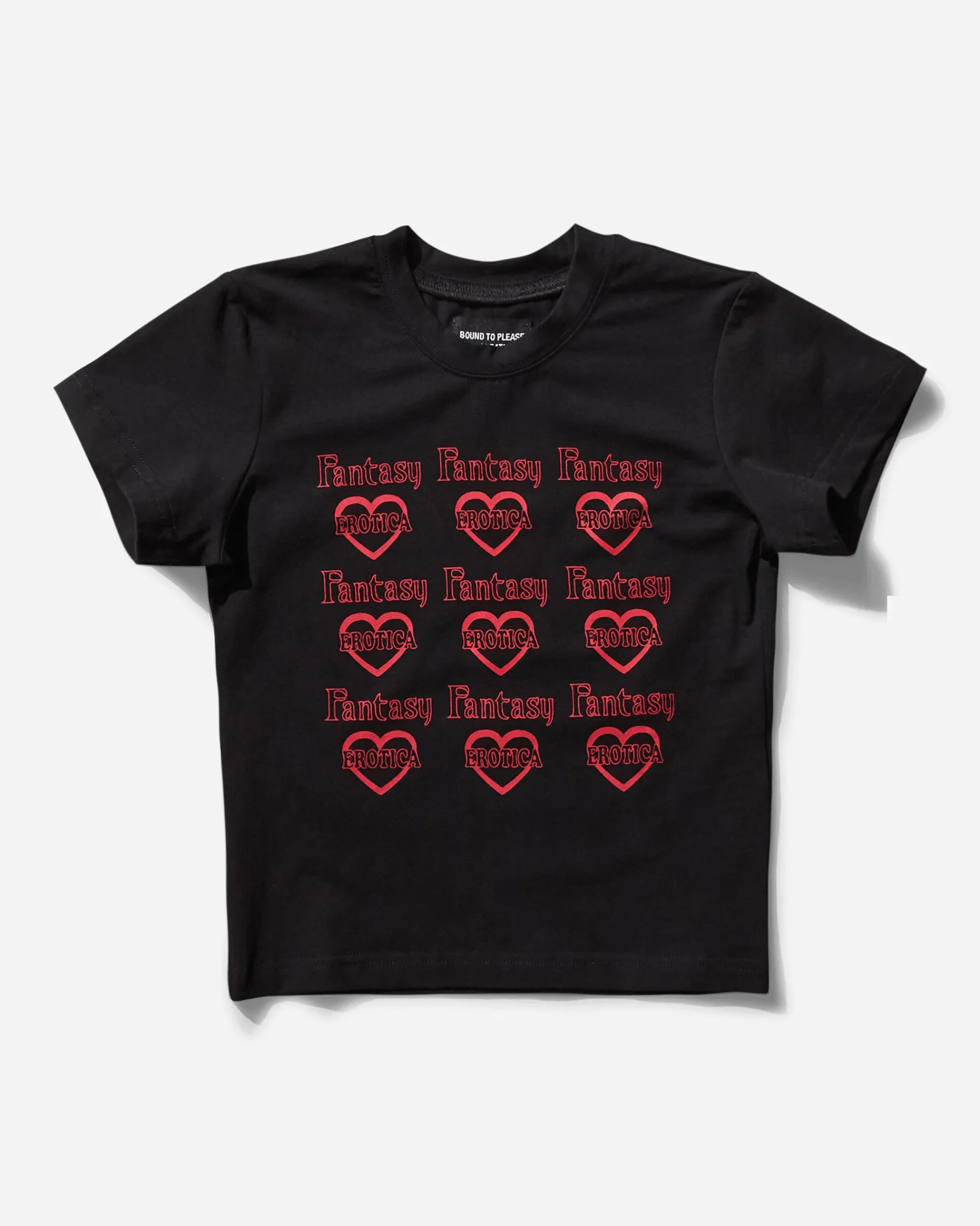 R & M Leathers T-Shirts^Women's Fantasy Erotica Baby Tee Black