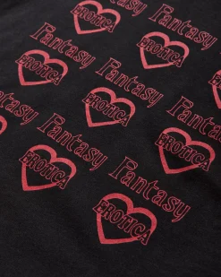 R & M Leathers T-Shirts^Women's Fantasy Erotica Baby Tee Black