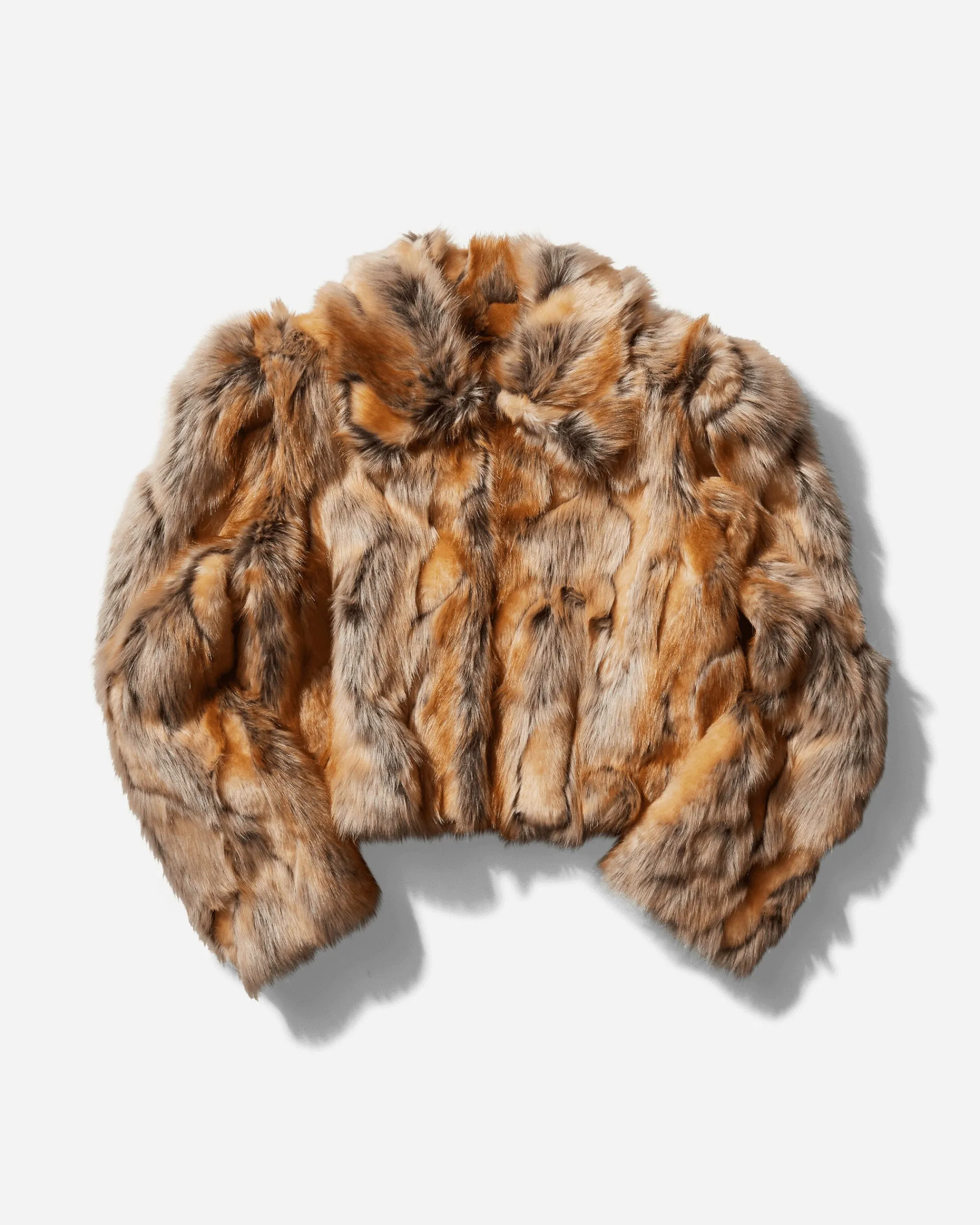 Guess USA Coats And Jackets^Women's Faux Fur Jacket Tan