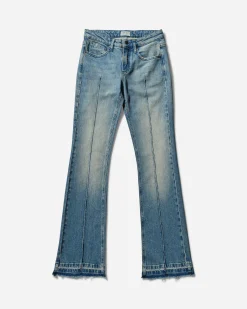 Guess USA Pants^Women's Flare Denim Pants Used Indigo Wash