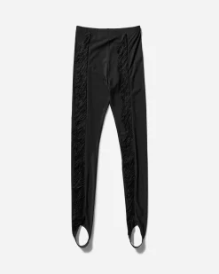 MM6 Maison Margiela Pants^Women's Fringed Tights Black