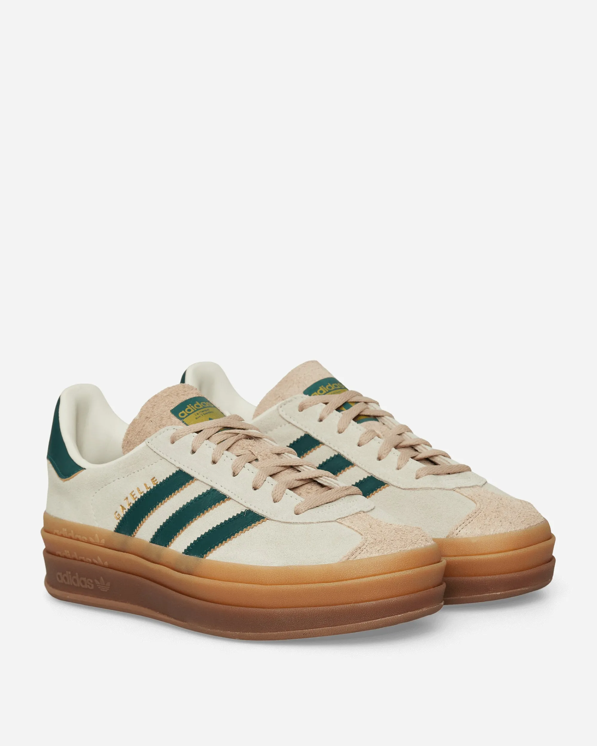 adidas Sneakers·Low|Sneakers^Women's Gazelle Bold Sneakers Cream White / Collegiate Green