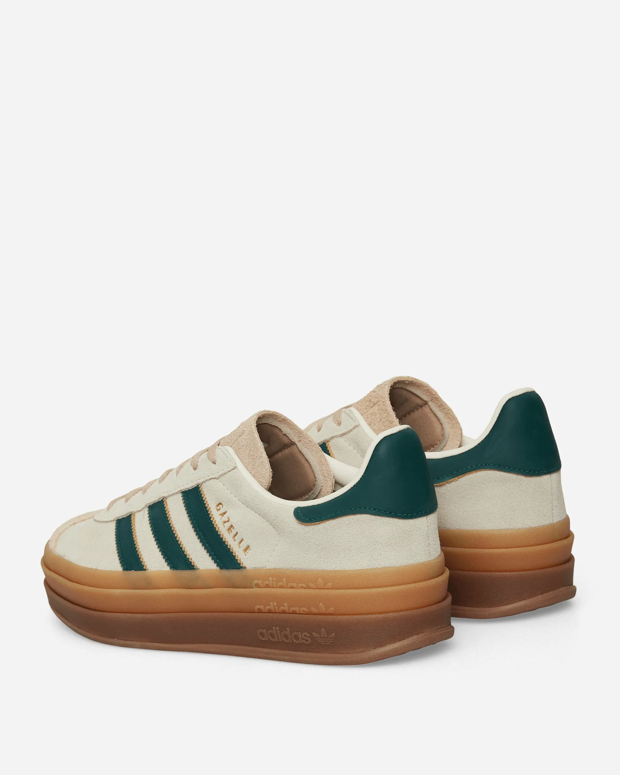 adidas Sneakers·Low|Sneakers^Women's Gazelle Bold Sneakers Cream White / Collegiate Green