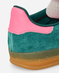 adidas Sneakers·Low|Sneakers^Women's Gazelle Indoor Sneakers Collegiate Green / Cloud White / Lucid Pink