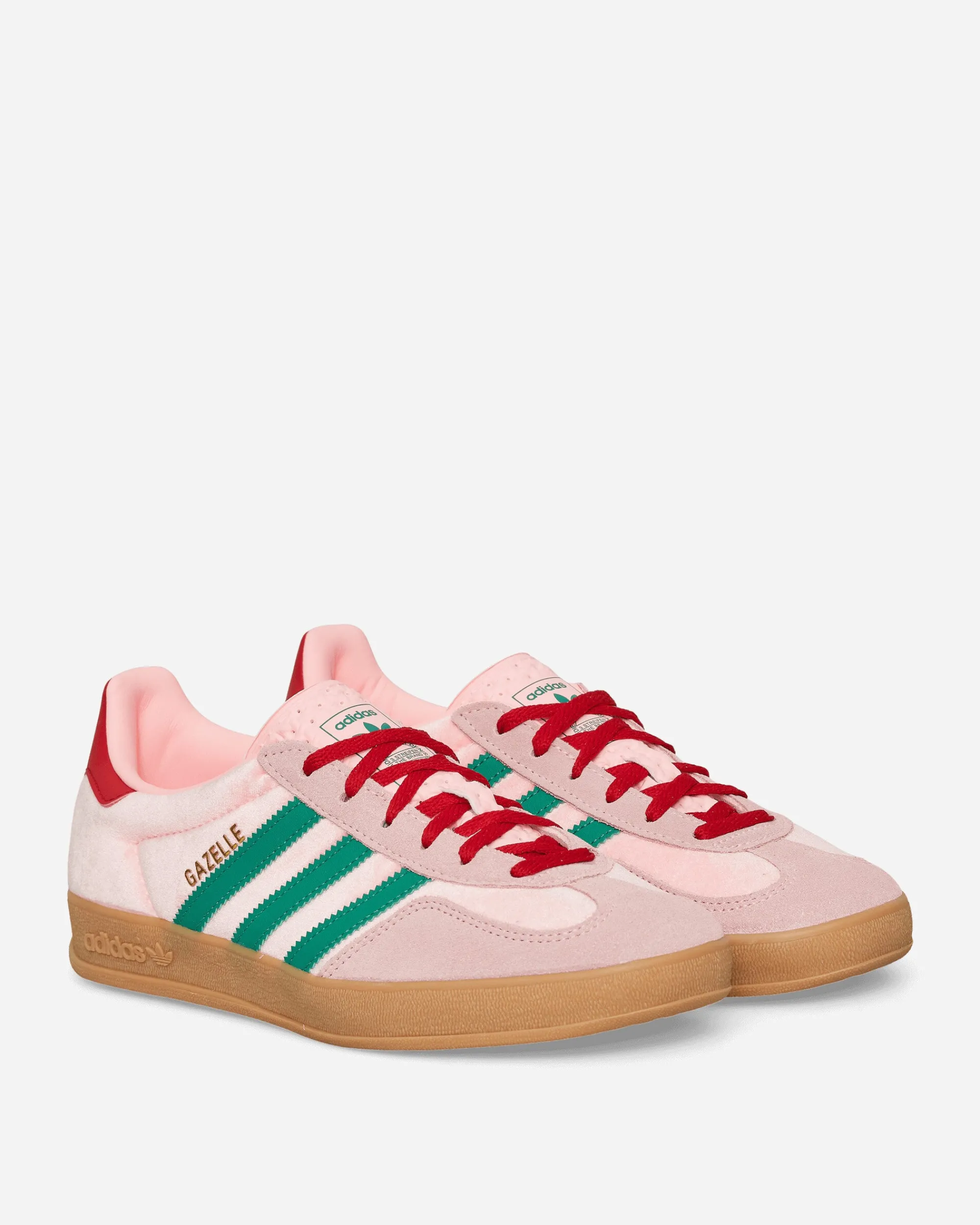 adidas Sneakers·Low|Sneakers^Women's Gazelle Indoor Sneakers Glow Pink / Court Green
