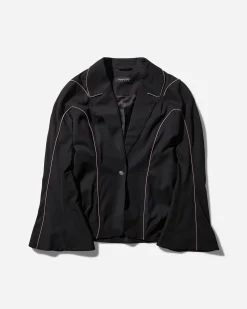 Kiko Kostadinov Coats And Jackets^Women's Hawkbill Tailored Jacket Crow Black