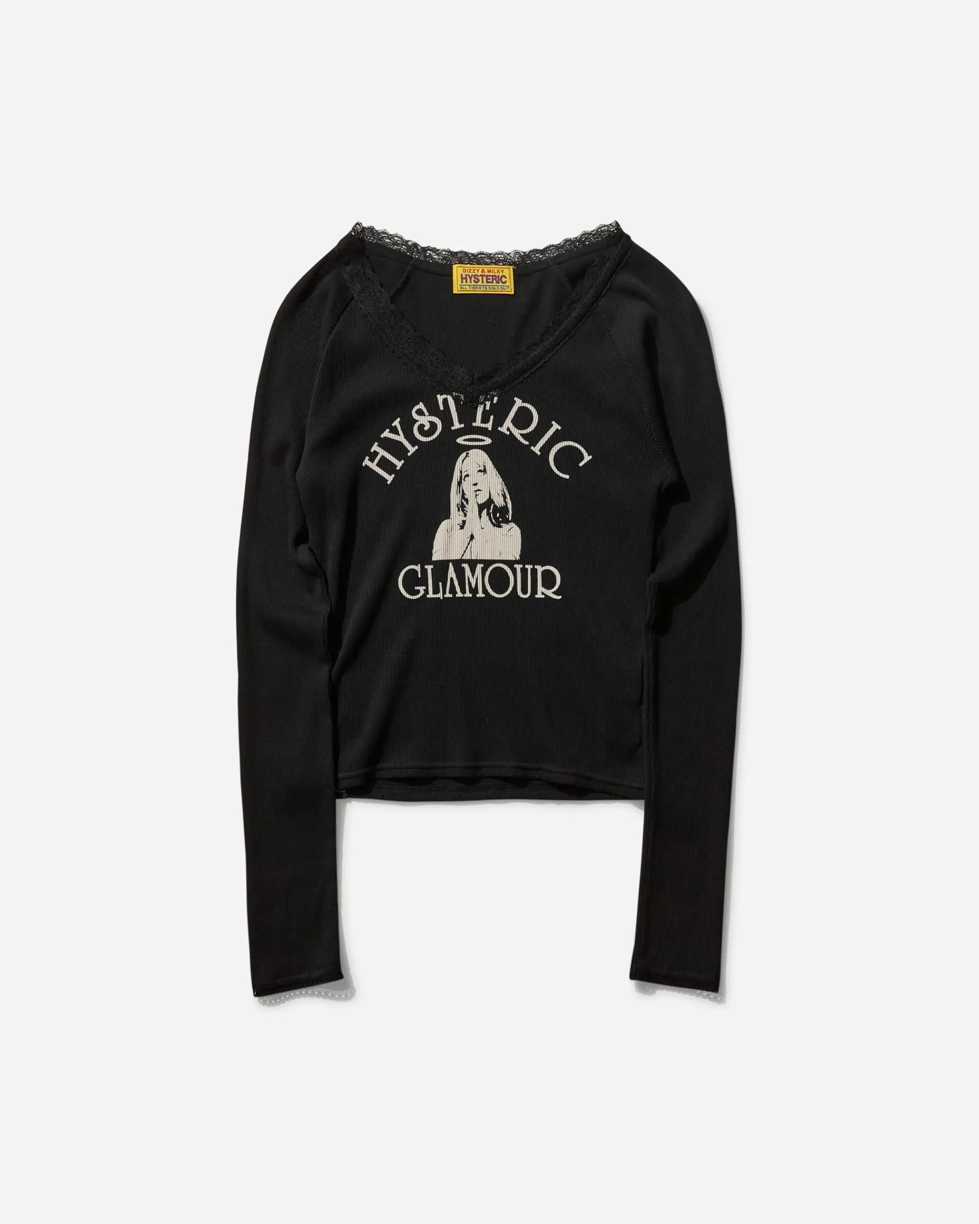 Hysteric Glamour T-Shirts^Women's Hysteric Angel Longsleeve Top Black