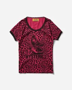 Hysteric Glamour T-Shirts^Women's Hysteric's Guitar School T-Shirt Pink
