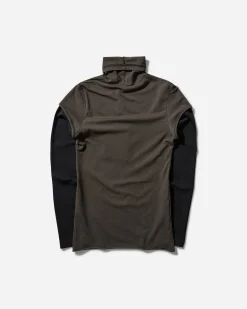 Ottolinger T-Shirts^Women's Layered Logo Longsleeve T-Shirt Dark Brown Wash
