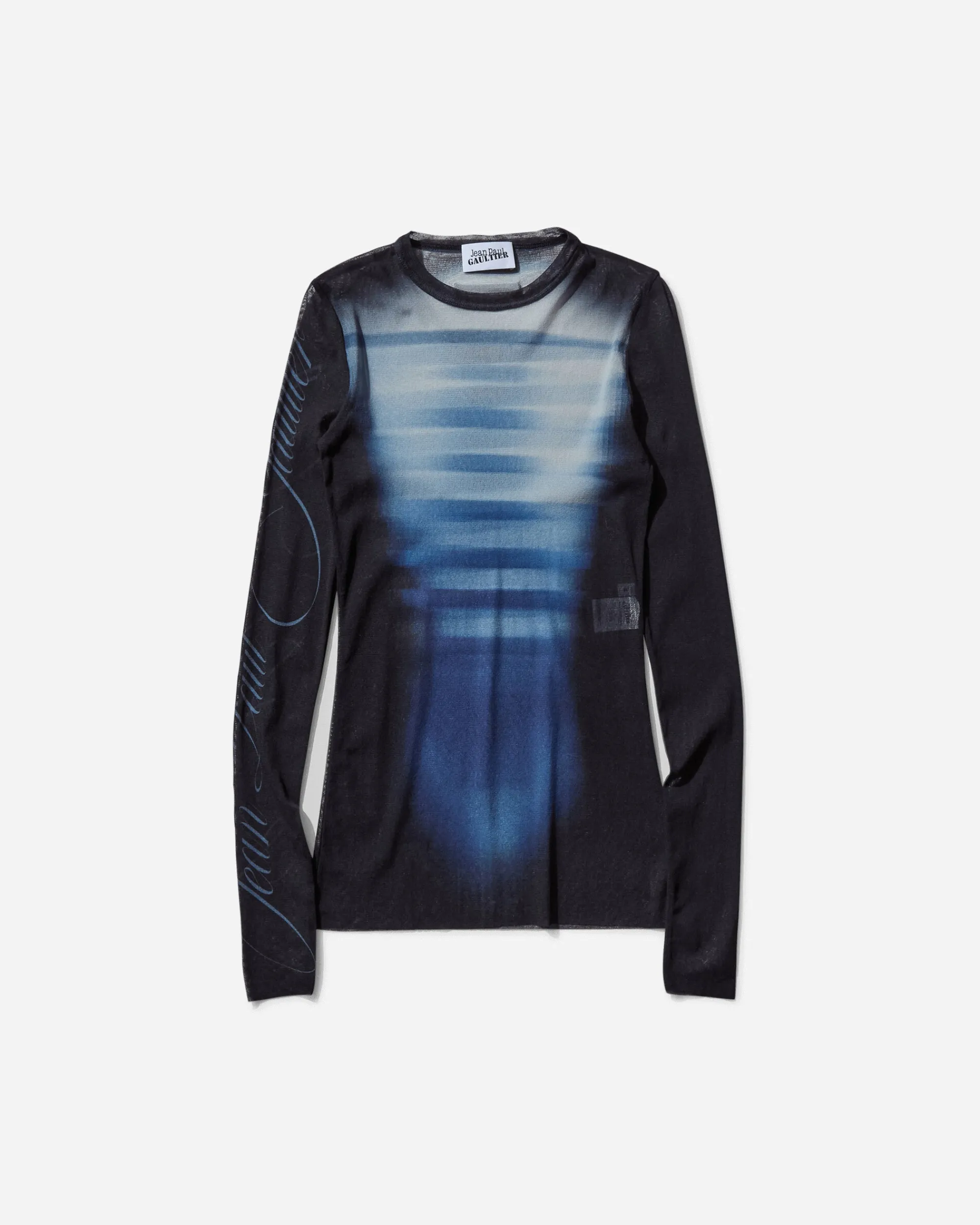 Jean Paul Gaultier T-Shirts^Women's “Le Mâle” Longsleeve Top Navy / Blue / White