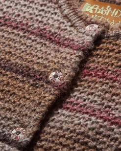Brain Dead Knitwears^Women's Madera Knit Shortsleeve Sweater Brown