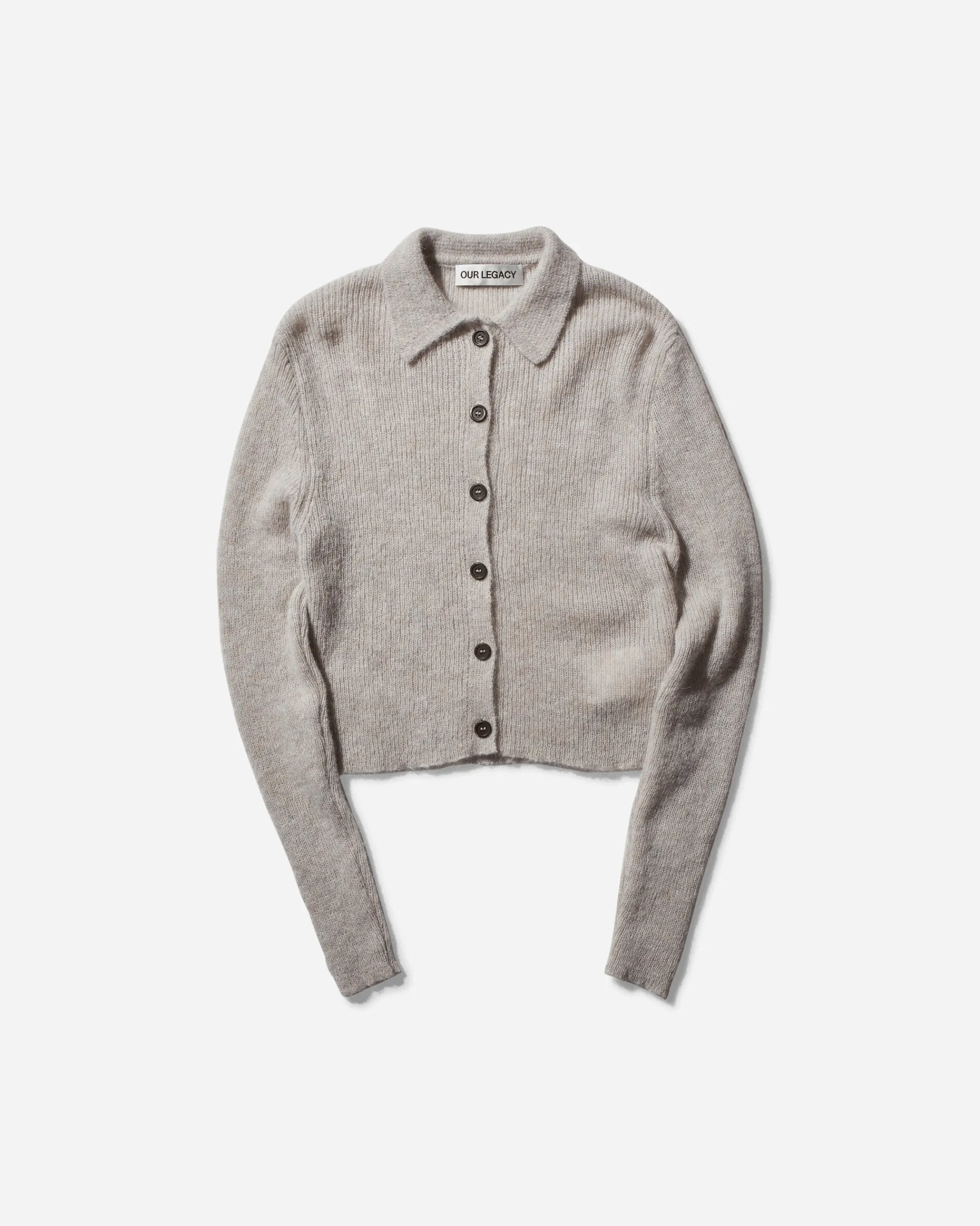 Our Legacy Knitwears^Women's Mazzy Polo Sweater Beige Melange