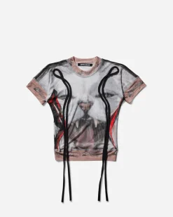 Ottolinger T-Shirts^Women's Mesh T-Shirt Cat Print
