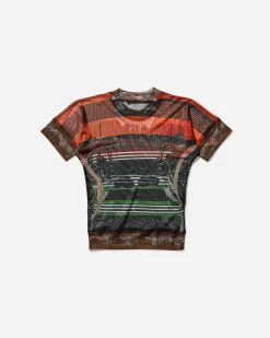 Ottolinger T-Shirts^Women's Mesh T-Shirt Polo Print
