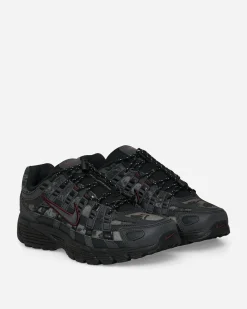 Nike Sneakers·Low|Sneakers^Women's P-6000 Sneakers Black / Midnight Navy / Burgundy Crush