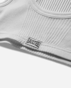 Jean Paul Gaultier T-Shirts^Women's Patch Tank Top White