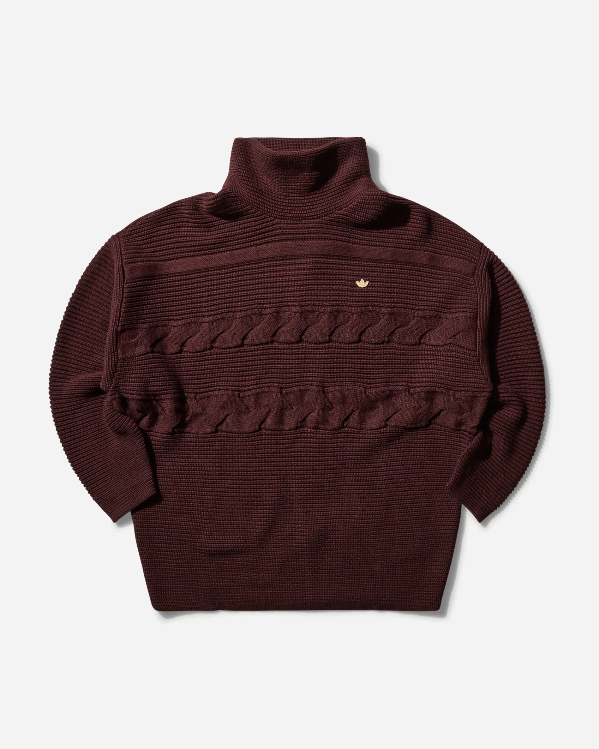 adidas Knitwears^Women's Premium Oversized Knit Sweater Shadow Brown