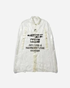 Prototypes Coats And Jackets^Women's Printed Poncho Transparent