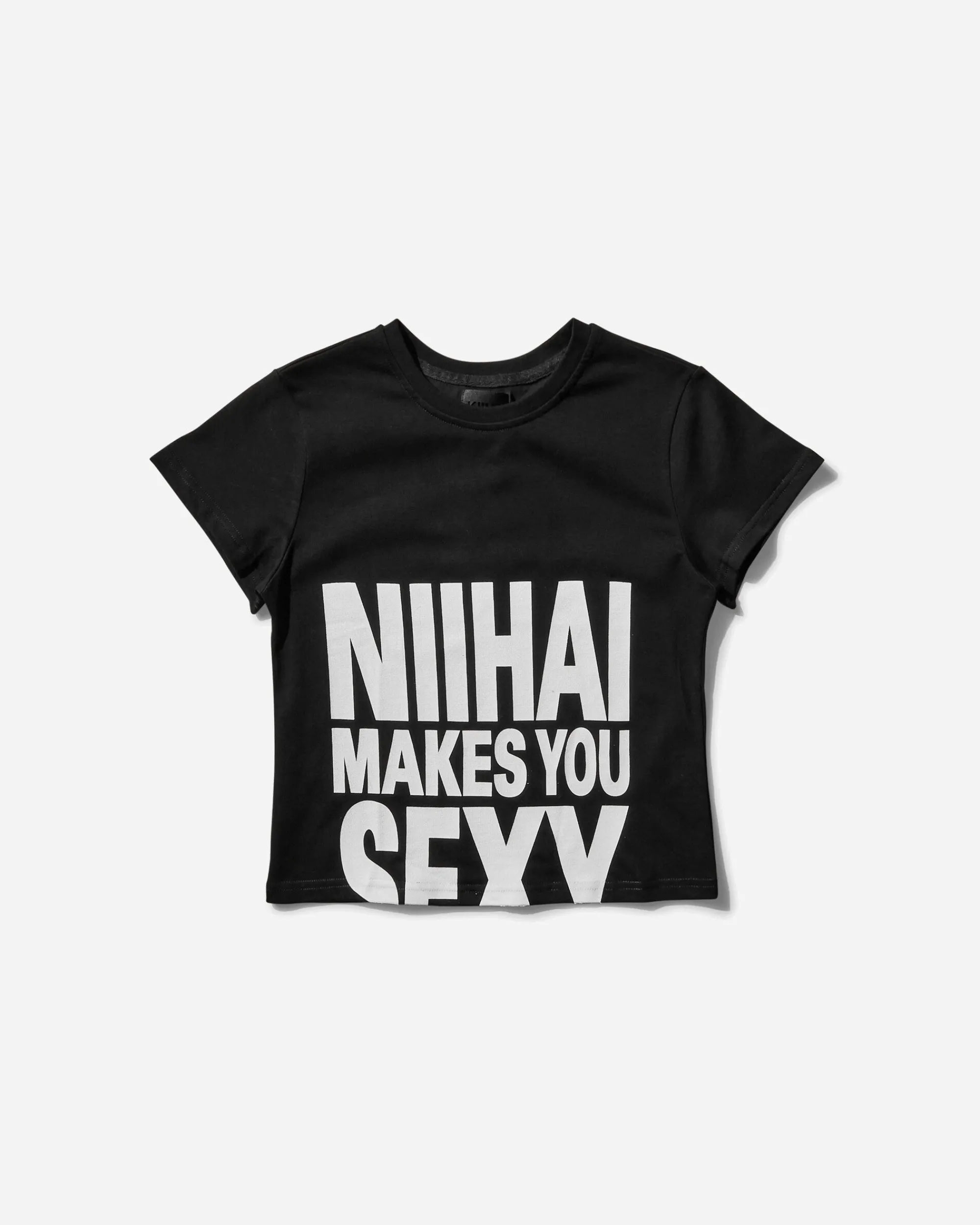 Nii Hai T-Shirts^Women's Sexy Baby Tee Black