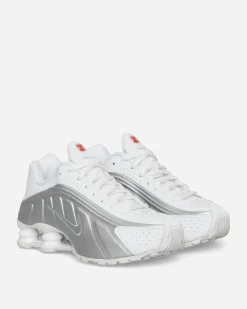 Nike Sneakers·Low|Sneakers^Women's Shox R4 Sneakers White / Metallic Silver