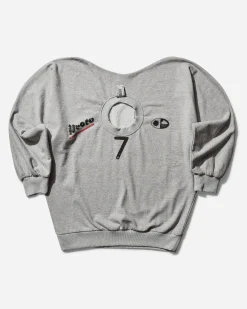 Prototypes Sweatshirts^Women's Shrunken Sweatshirt Grey Melange