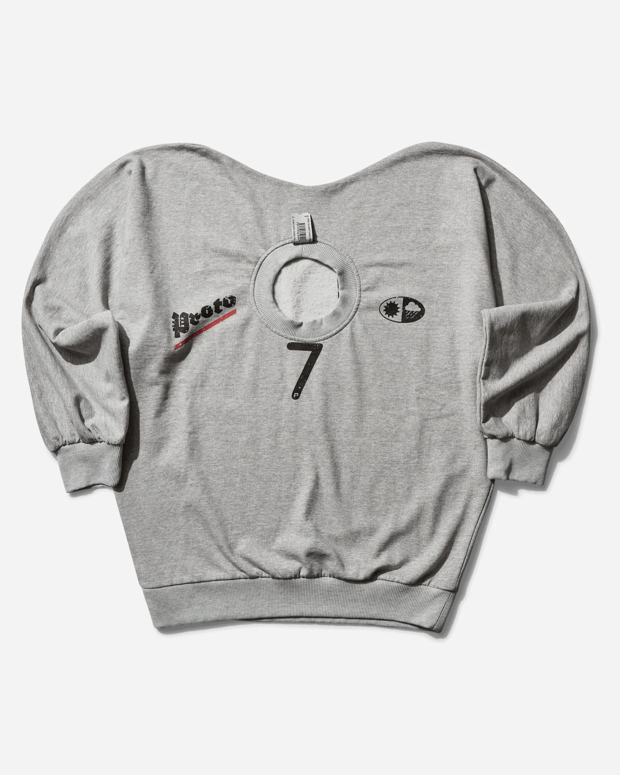 Prototypes Sweatshirts^Women's Shrunken Sweatshirt Grey Melange