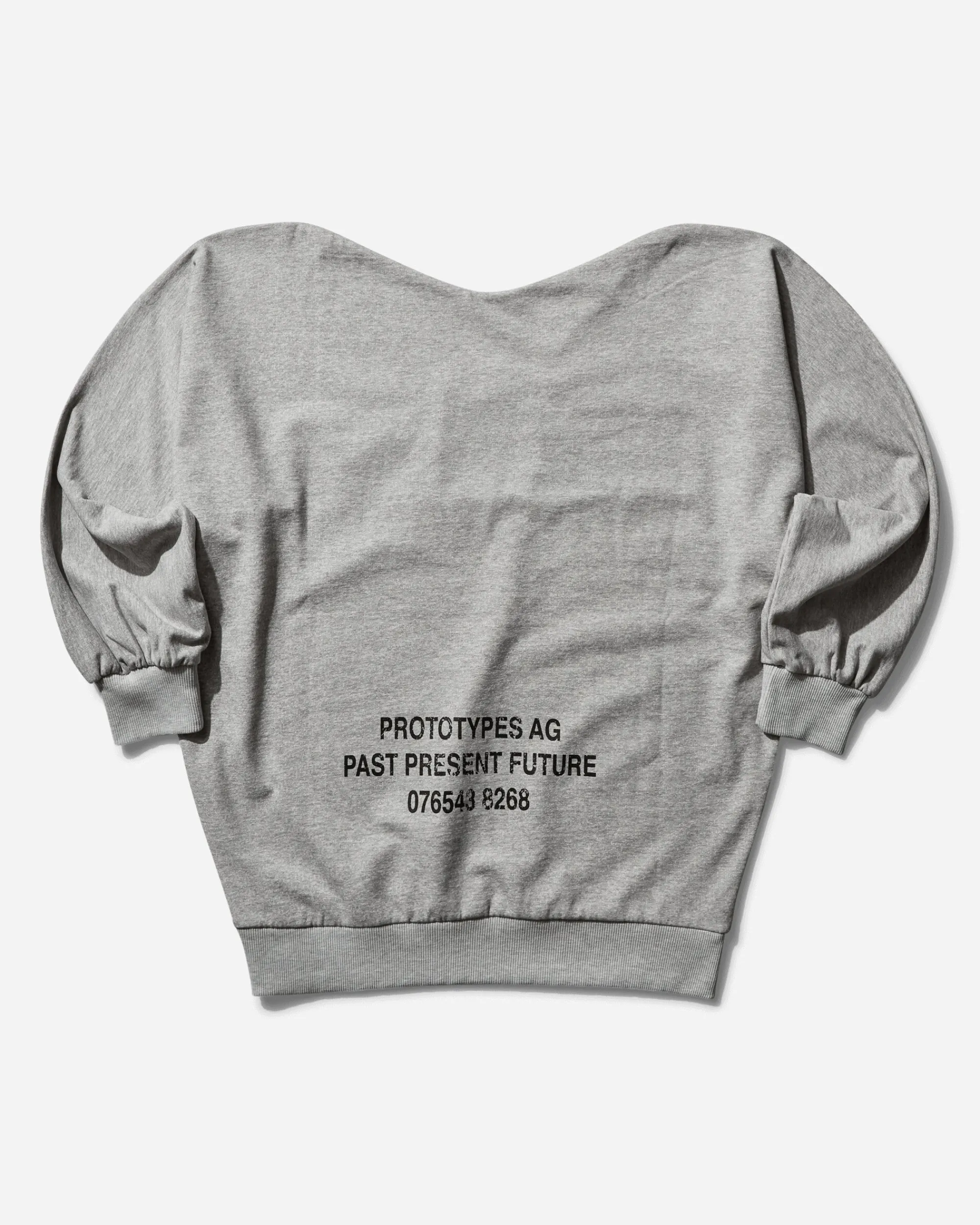 Prototypes Sweatshirts^Women's Shrunken Sweatshirt Grey Melange