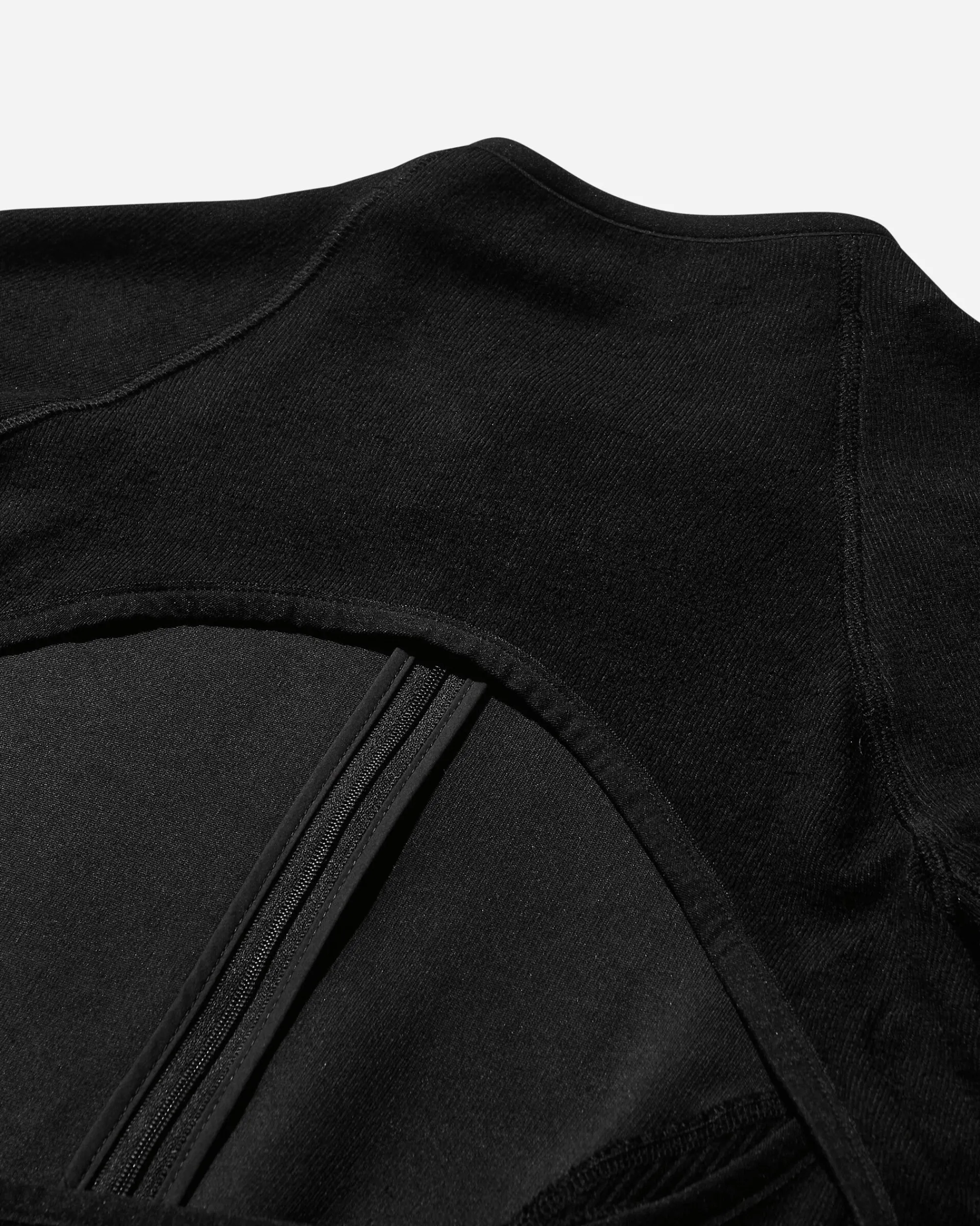 HYEIN SEO T-Shirts^Women's Slashed Zip Top Black