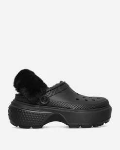 Crocs Sandals And Slides^Women's Stomp Lined Clogs Black