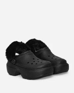 Crocs Sandals And Slides^Women's Stomp Lined Clogs Black