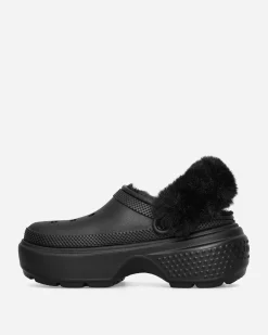 Crocs Sandals And Slides^Women's Stomp Lined Clogs Black