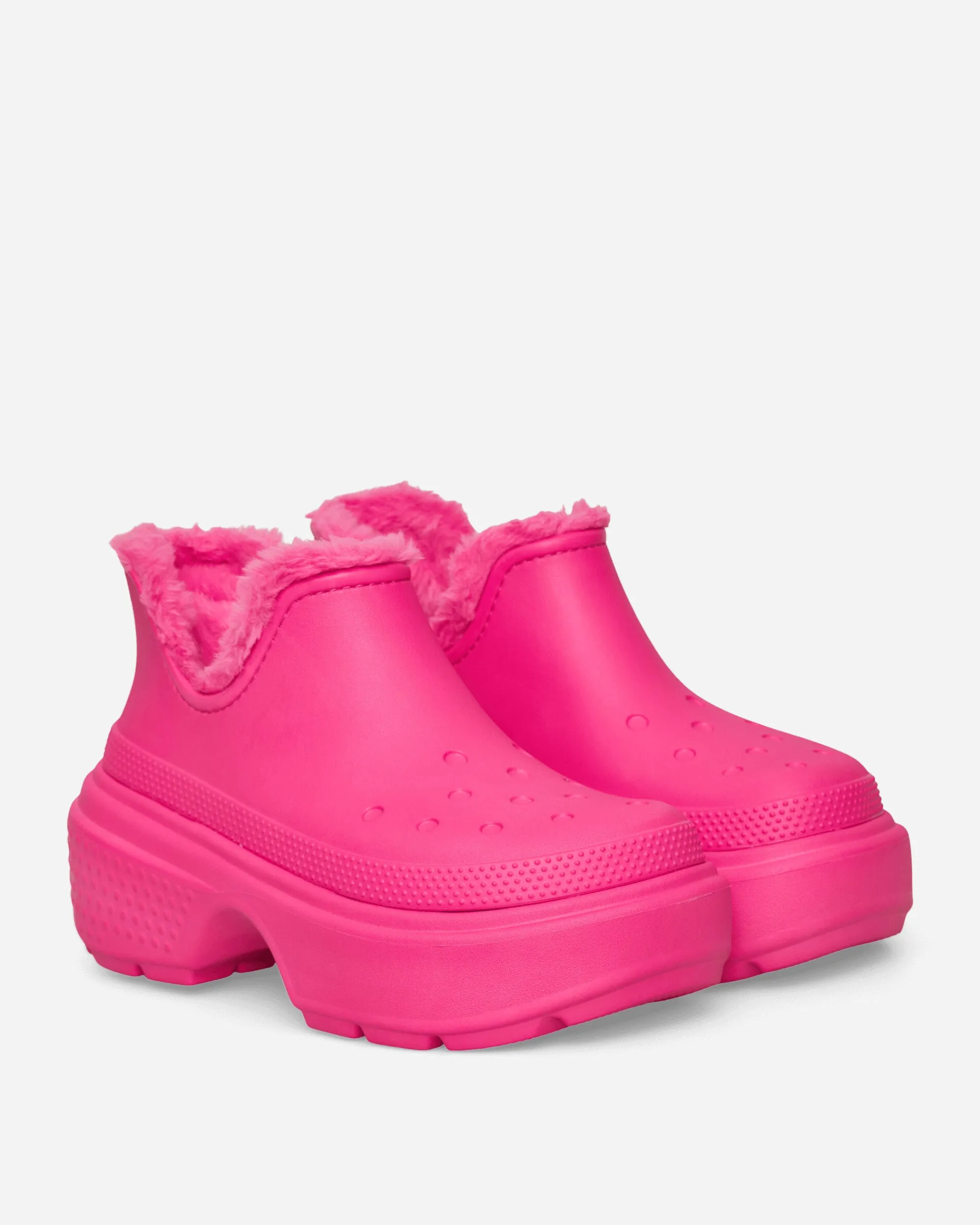 Crocs Sandals And Slides^Women's Stomp Lined Shorty Boots Pink Crush