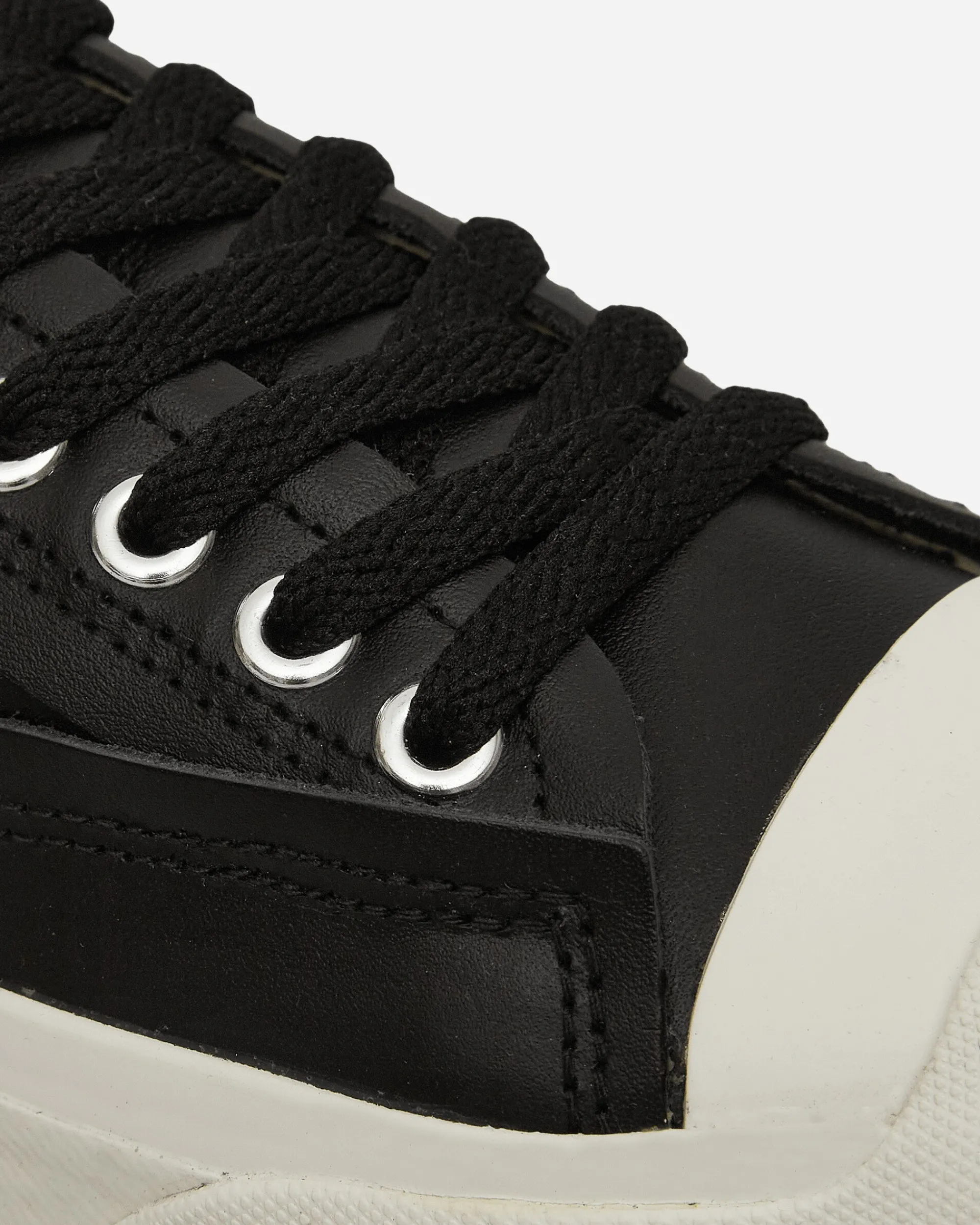 Undercover Sneakers·Low|Sneakers^Women's Toe Logo Leather Sneakers Black