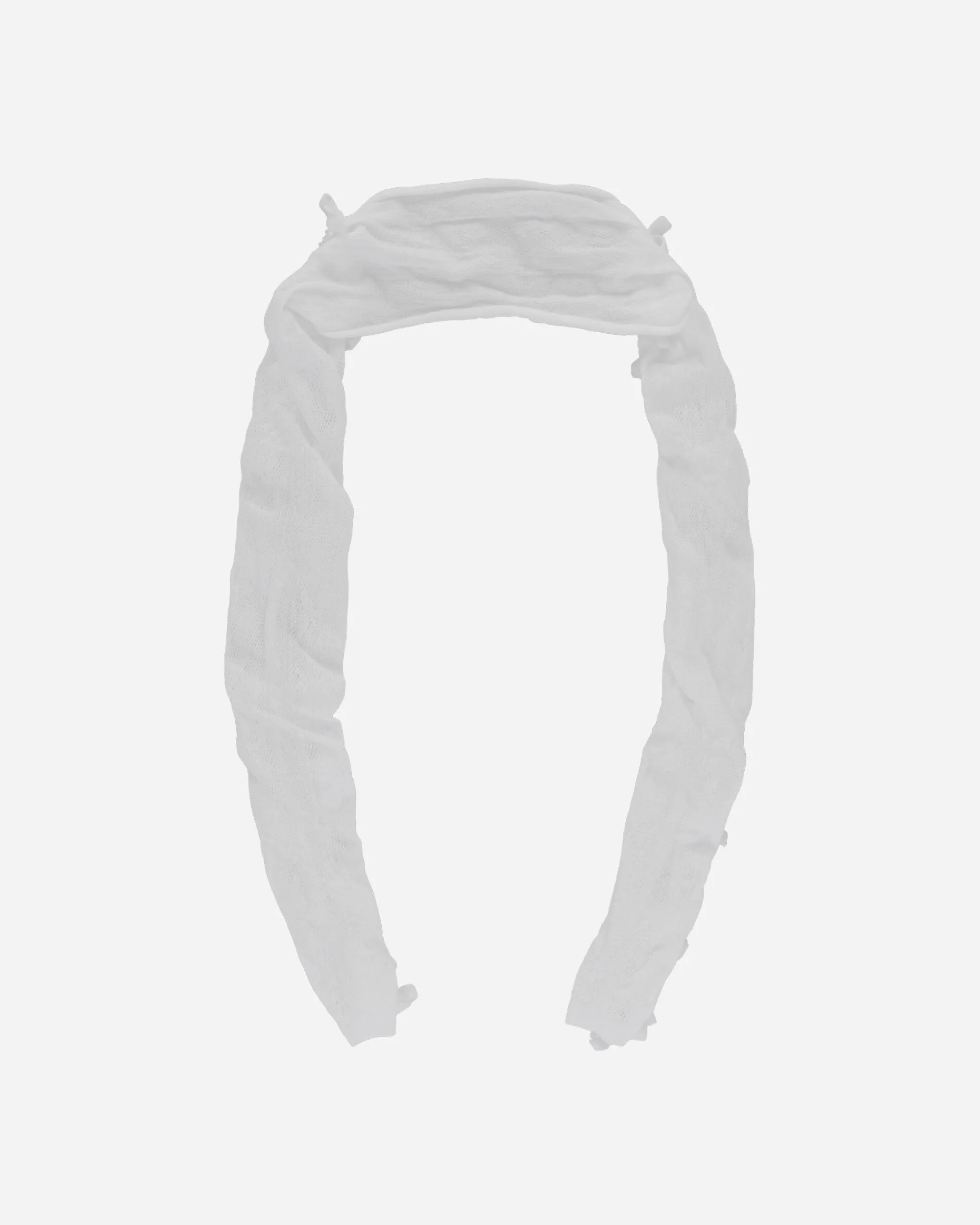 No Dress T-Shirts^Women's Velvet Bow Lace Oversleeves White