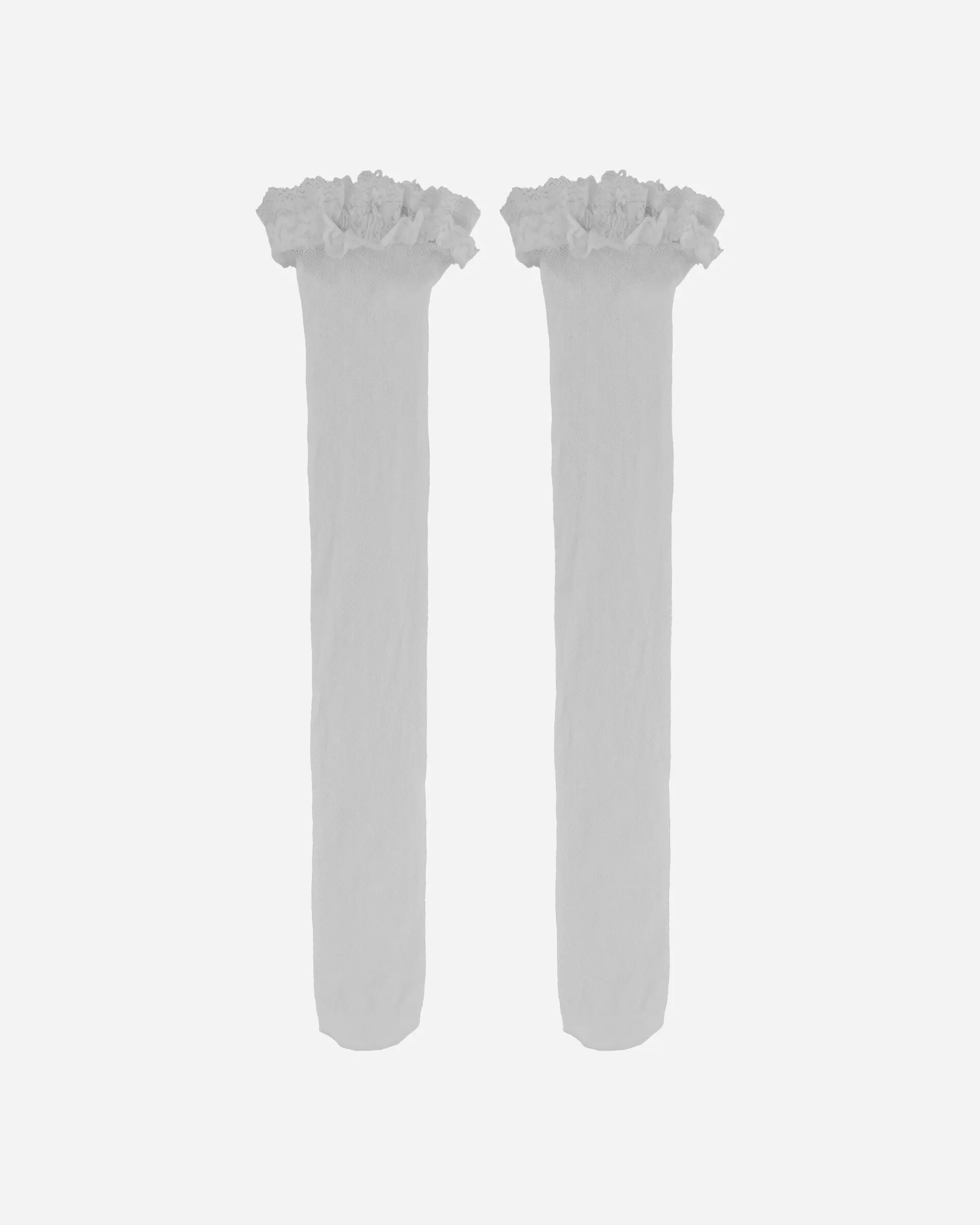 R & M Leathers Underwear^Women's Web Stay Ups Socks White
