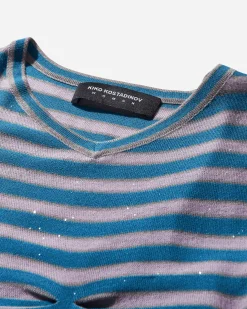 Kiko Kostadinov T-Shirts^Women's Zabriskie Sleeveless Top Ocean Blue / Lilac
