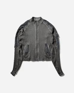 Aesynctx Knitwears^Women's Zip Cardigan Cool Grey
