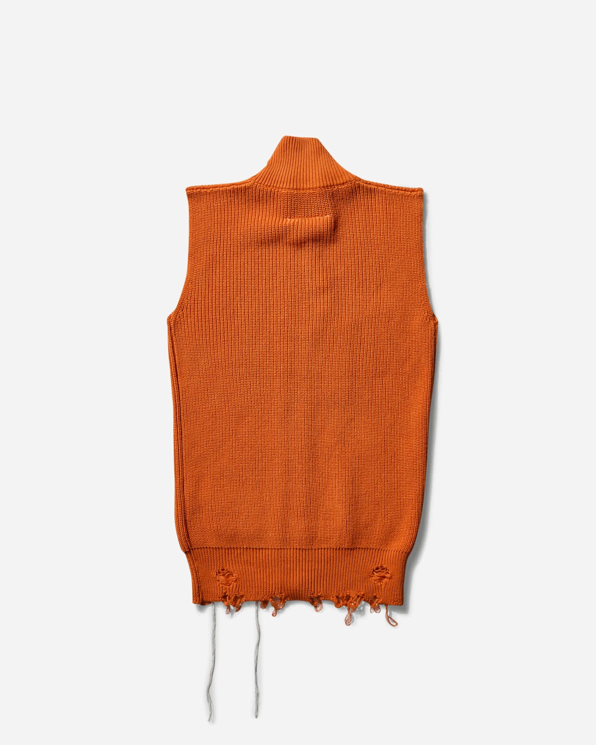 MM6 Maison Margiela Knitwears^Women's Zipped Gilet Orange