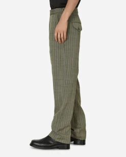 Bode Pants^Woodstock Stripe Trousers Multicolor